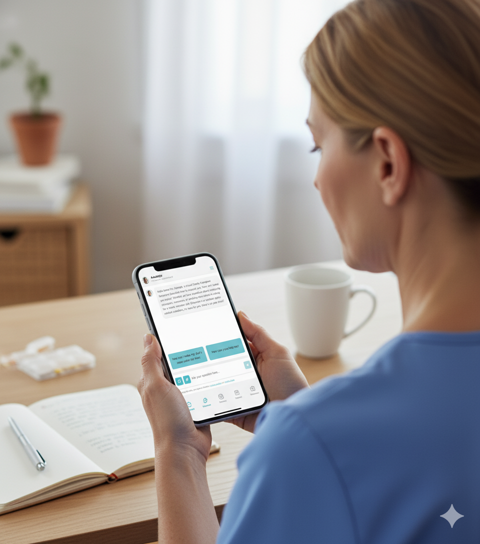 AskAshleigh: Support for Caregivers, Anytime They Need It