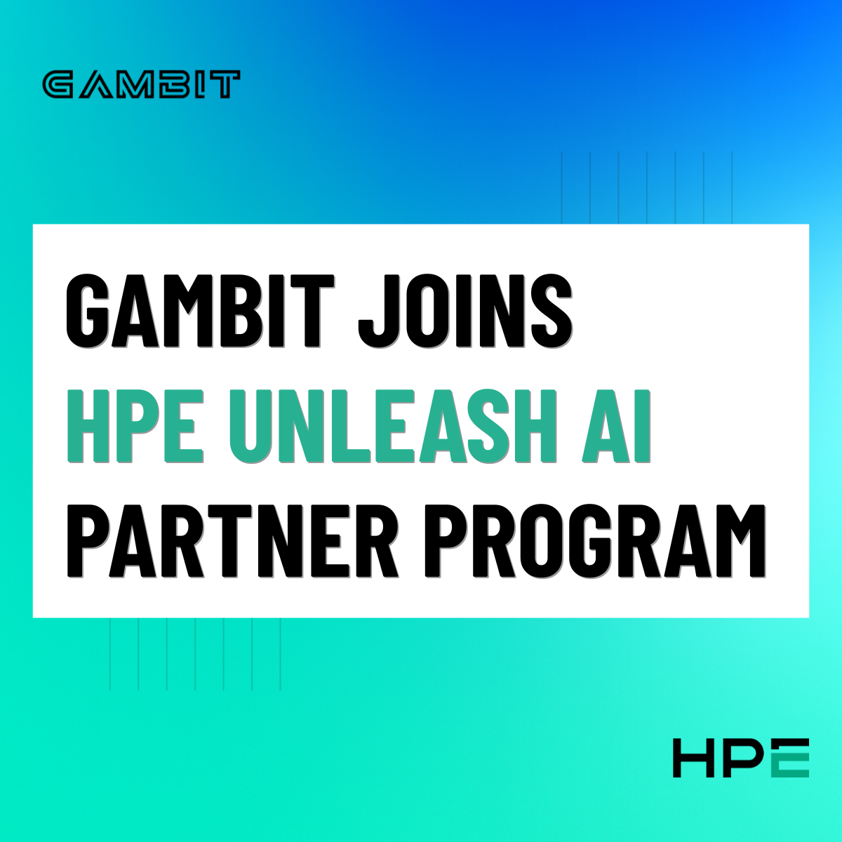 GambitCo Operationalizes AI Across the Enterprise Through HPE Unleash AI Partner Program